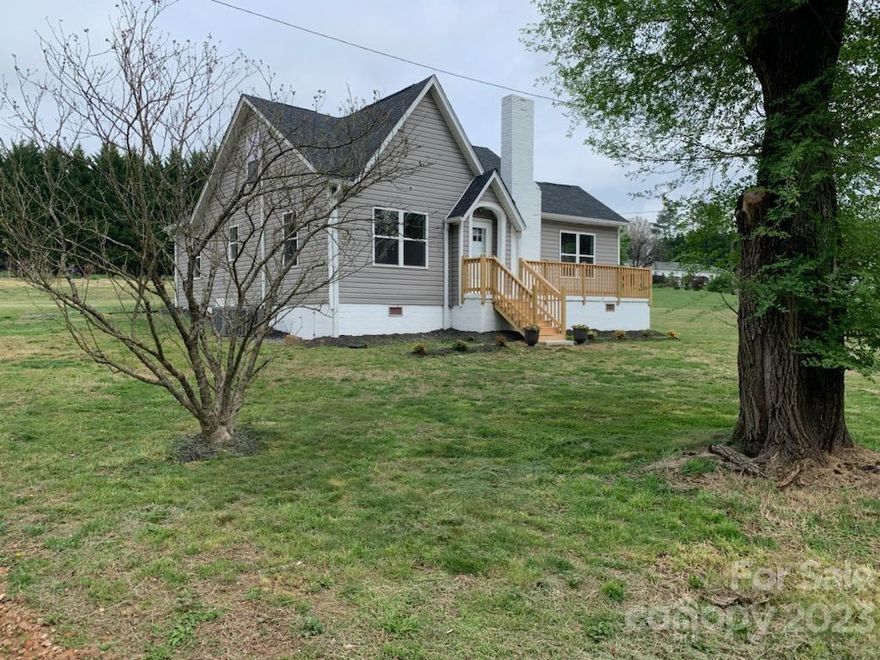 What a beauty. This home has gone through a wonderful makeover. The home is situated on 2.2 acres at the end of quiet street. Offering two bedrooms with one full bath. The spacious living area has a lovely wood burning fireplace. The eat in kitchen offers lots of cooking space. The kitchen island has an electric cooktop. There is a large mud room for extra storage space. The upper level offers a large bonus space with endless possibilities. Home has a new roof.