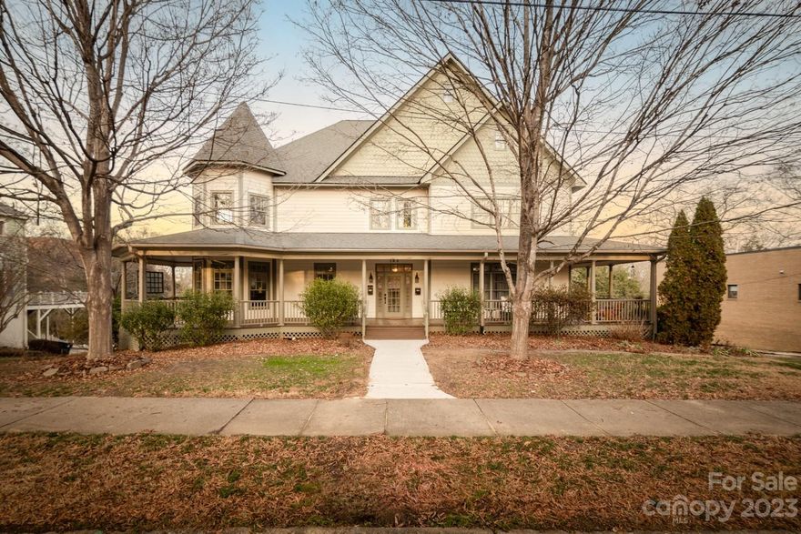 Discover the charm of historic living in this meticulously crafted duplex nestled in Concord NC's historic district. Built in 2005 under strict adherence to historic guidelines, this residence exudes timeless elegance. Boasting a total of 6 beds and 4 full baths, each unit offers spacious living with beautiful natural hardwood floors. The heart of each home lies in the kitchens, providing the perfect space for culinary creativity. Large basement garages add convenience and ample storage. Step outside onto the large rocking chair front porch, offering a delightful spot to unwind and enjoy the picturesque surroundings. With side entrances to both units. Ideal for multi-generational families, merging households, rental investors, or anyone looking to gradually build their investment portfolio. Imagine living in one side of this stunning duplex while renting out the other – a perfect blend of elegance and financial opportunity!