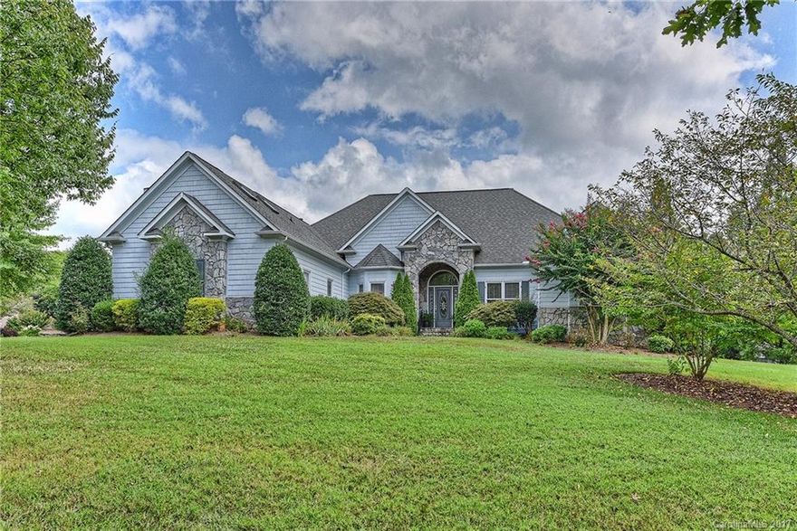 Welcome home! This beautiful ranch home on 3/4 acre corner lot, will not disappoint.  Master bedroom and bath, 2 additional bedrooms and 2 additional baths on the main floor.  One bath can be accessed from the covered porch for pool use.  A large family room overlooks the backyard pool.  Home features an office, living and dining room.  The 4th bedroom is upstairs over the garage features  a full bath!  The backyard pool is fabulous and the additional yard beyond is incredible.  Fully Fenced