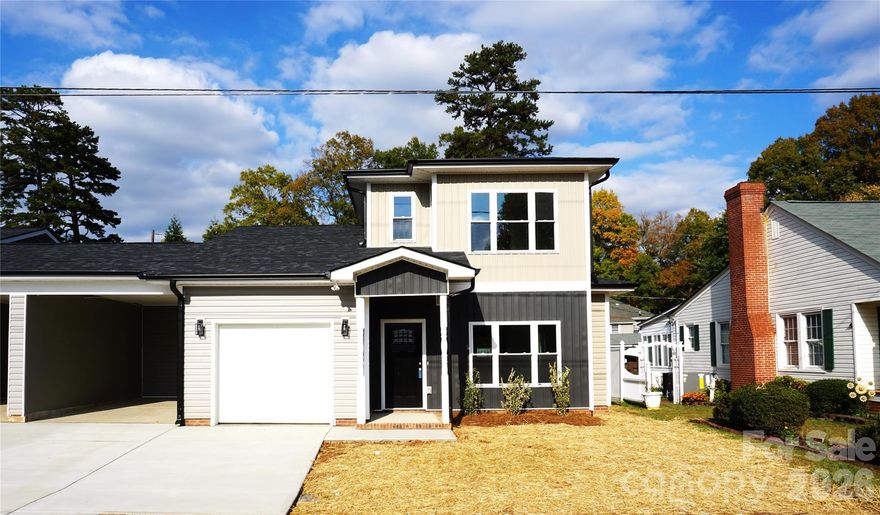 Imagine living just blocks from the heart of downtown Kannapolis, where evenings can be spent enjoying local restaurants, shopping, and catching a game at the Minor League ballpark. This brand-new construction offers not just a home, but a lifestyle—with potential free grant programs available (ask your realtor for details). This thoughtfully designed two-story, 3-bedroom, 2.5-bath single-family attached home features a primary suite on the main level, creating comfort and convenience for everyday living. The open-concept floor plan feels bright and welcoming, perfect for hosting friends or enjoying quiet nights at home. The modern kitchen is a true centerpiece, featuring quartz countertops, soft-close wood cabinetry, and new stainless-steel appliances, while the beautifully finished bathrooms showcase timeless tile work. Luxury vinyl plank flooring throughout adds warmth, style, and durability. Step outside to your covered patio, the perfect spot for morning coffee or unwinding after a long day. With everything brand new, this move-in-ready home offers peace of mind and low-maintenance living—a place where you can truly settle in and feel at home from day one. This is one you don’t want to miss. Own this beautiful home with no HOA Fee.