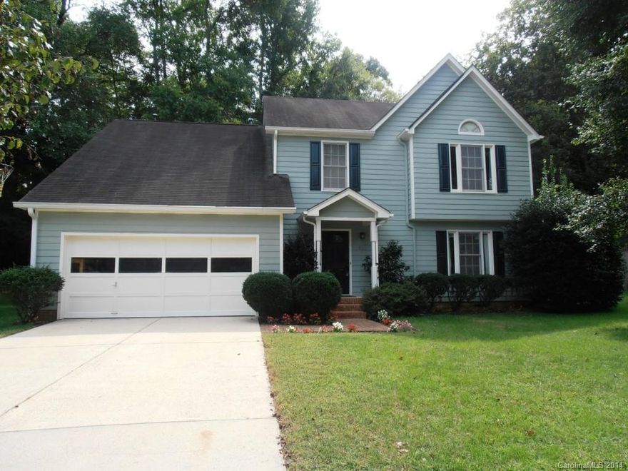 Move in ready spacious well maintained home in settled neighborhood.  It has both formal living and dining rooms. Large open family room with fireplace and a wall of windows that allow natural sunlight to flow through.  It sits on a beautiful 1/3 acre lot with mature trees and lush landscaping. Tons of upgrades----new kitchen cabinets, granite counter tops, new vinyl floors, plus screened porch.  Easy access to 485, 85, restaurants,shops in University area. House has been loved and it shows!