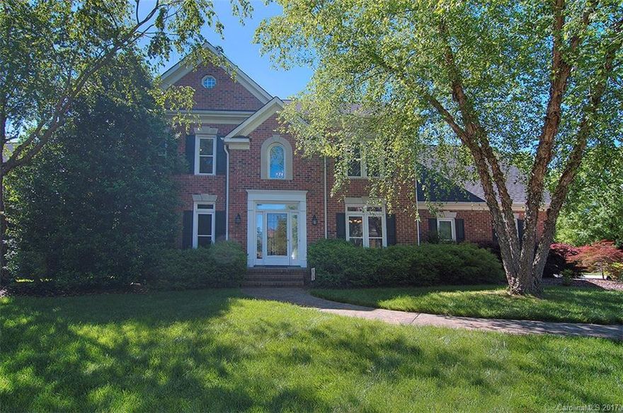 MASTER DOWN! Full brick, 4 bedrooms plus a huge bonus room. Master bedroom has a cathedral ceiling and bath with garden tub and separate shower, double sinks. A dedicated office down. Huge sun porch...screened and sliding windows so you can use this space all year! There is also a deck off the porch for grilling! Upstairs is a loft area that overlooks the great room. Bedrooms are spacious. Lots of storage area in the garage. Sought after neighborhood...close to everything!
