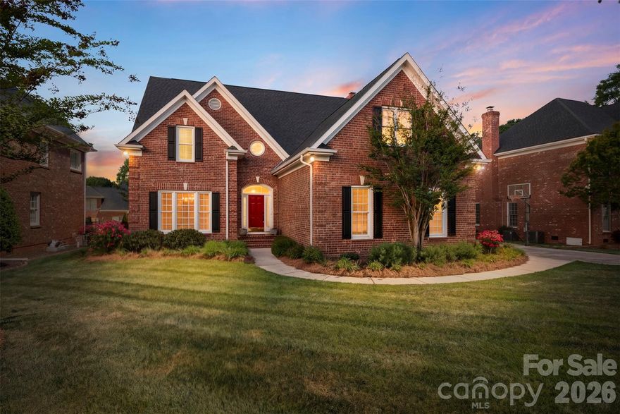 This Beautiful home sits on nearly ? acre lot in the desirable Essex Fells community in the heart of Ballantyne! Offering 4 bedrooms, 3.5 bathrooms, with a spacious and functional layout this home has something to offer for everyone. The open floor plan on the main level features stunning wood flooring and neutral paint throughout and provides a seamless flow from one room to the next. The bright family room with a cozy gas log fireplace is the perfect place to relax or entertain as it provides direct access to the kitchen and breakfast areas. The kitchen is complete with abundant cabinet and granite countertop space;  an eat-at kitchen island, large walk-in pantry, and matching stainless steel appliances. Exiting the kitchen into the dining area makes transporting hot meals for large gatherings.  Upstairs, the primary suite offers a spacious retreat complete with sitting area, oversized  walk-in closet and private ensuite bath with a soaker tub and tile surround shower. The additional bedrooms provide flexibility for additional living space, guests or work-from-home needs. In addition there is a large loft, and a bed/bonus room that provide even further usability.  Enjoy your outdoor retreat on the spacious deck overlooking the fenced-in and well landscaped backyard. Additional features include a sideload 2-car attached  garage, concrete driveway, and full brick exterior, all located on a publicly maintained road with access to modern utilities including fiber optics. Just minutes from all that Ballantyne and Providence areas have to offer with easy access to I77 and the 485 loop