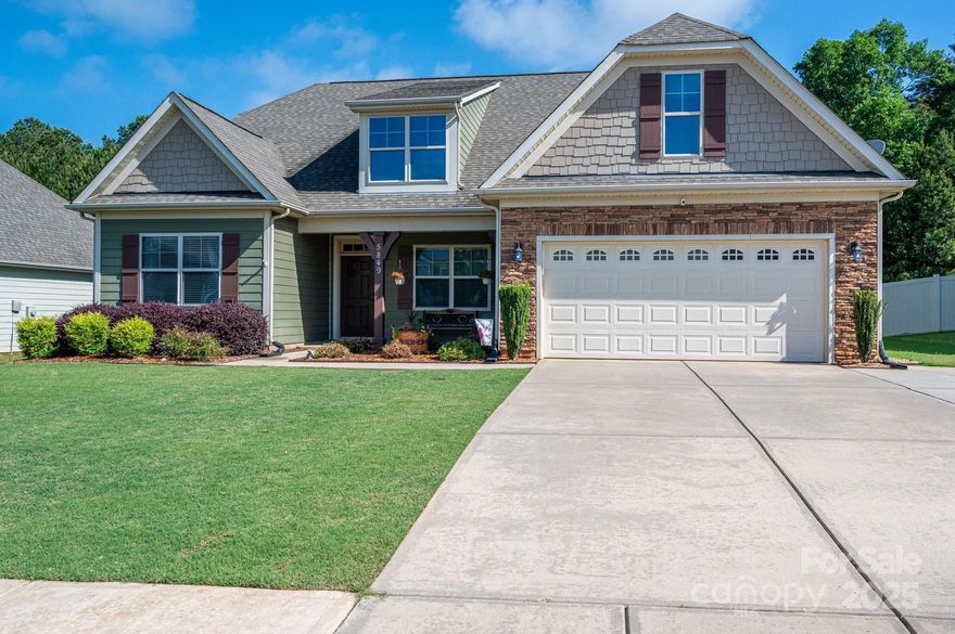 Split bedroom plan ranch on level lot in Covington at Lake Norman neighborhood with wonderful amenities! Lovely kitchen with granite countertops, breakfast bar, and pantry. Large primary suite with 2 walk-in closets and walk-in tile shower.  Open living area with gas fireplace, breakfast area with view to outdoors, dining room room area can also be used for home office. The backyard oasis is a dream destination with vinyl privacy fencing, covered patio, covered hot tub, 10x12 storage building, beautiful landscaping, and a fabulous in ground heated pool!  Don't miss the large storage closet and extended driveway.  Neighborhood features include community pool, clubhouse, and playgrouond.  Boat storage also available through HOA.