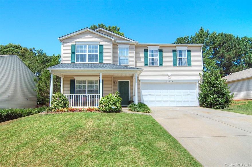 Charming 2 story in South Charlotte. This home features tons of living space, 4 bedrooms w/walk in closets, 2.5 baths, formal living room. Huge den & kitchen w/stainless appliances and breakfast area with a view of the backyard.  Spacious master can accommodate any furniture style. Community offers sidewalk lined streets, pool & playground and walking trails! Convenient access to Rivergate & Outlet Mall.