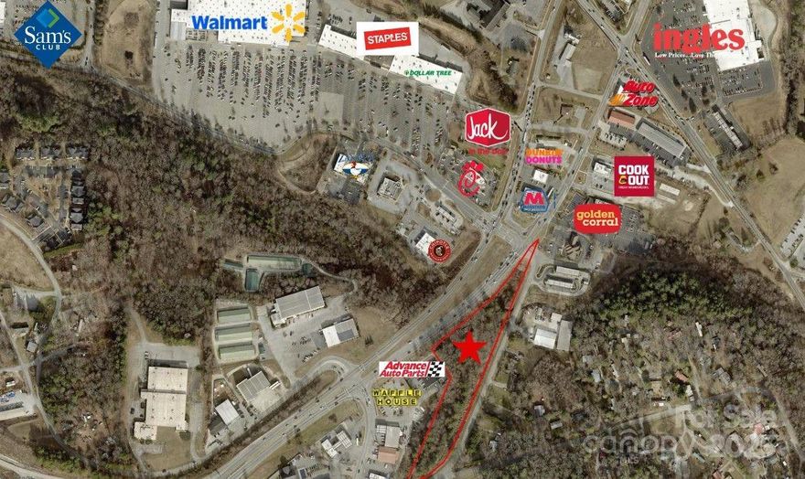 Prime Commercial Land for Sale – 3.95 Acres on Highway 64, Hendersonville, NC! Located in Opportunity Zone, this is a Rare opportunity to own 3.95 acres of unimproved commercial land in a high-traffic, high-visibility location! This prime property fronts Highway 64 East, just off Interstate 26, making it a perfect for retail, restaurant, hospitality, or mixed-use development.  Key Highlights: Exceptional Location – Positioned directly across from Walmart, surrounded by national retailers, restaurants, and thriving businesses.  High Traffic & Visibility – Frontage on Highway 64 & Old Chimney Rock Rd with excellent exposure to thousands of daily commuters and shoppers. Easy Access – Conveniently located just off I-26, ensuring seamless connectivity to Asheville, Greenville, and beyond. Endless Potential – Ideal for retail, medical, office, hotel, or restaurant development.  This is an unparalleled chance to secure a prime commercial site in one of Hendersonville’s busiest corridors.