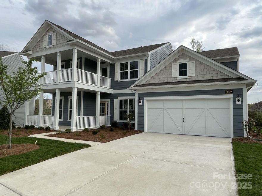 Beautiful home in quiet Huntersville neighborhood. This home has 4 bedrooms, loft and office, 3.5 bathrooms and over 3000 square feet. The lower level has a formal dining room, office, open concept living room with fireplace, breakfast area, spacious kitchen and sunroom. Primary bedroom upstairs with 2 closets and private full bath with dual vanity and separate tub and shower. 3 secondary bedrooms, one has its own full bath. Loft has access to the 2nd story deck overlooking the common area. The home also has a 3 car garage, inviting front porch and rear patio. Spacious grassy front and back yards equipped with a sprinkler system. Access to community swimming pool and clubhouse. Located in the Olmsted neighborhood off of Eastfield Rd. and Asbury Chapel Rd. Close to both Huntersville and Concord. Quick access to I-485 and minutes from Lake Norman or Uptown Charlotte. Rent this home with first month's rent and a $3550 deposit.