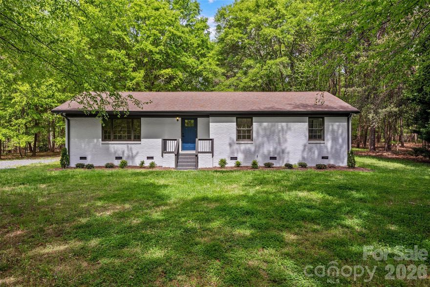 Fully renovated one-story ranch on nearly .78 acres with no HOA! This move-in-ready home features a beautifully remodeled interior with modern finishes throughout. The bright kitchen includes white shaker cabinets, quartz countertops, stainless steel appliances, and a stylish tile backsplash—perfect for everyday living and entertaining.
Both bathrooms have been tastefully updated with new vanities and tile flooring. The entire home features brand-new luxury vinyl plank flooring along with fresh interior and exterior paint for a clean, modern feel.
Situated on a spacious .78-acre lot, this property offers plenty of room to enjoy outdoor living. Relax on the back deck overlooking the yard or take advantage of the detached storage building—ideal for hobbies, tools, or extra storage. Enjoy the convenience of a fully updated, move-in-ready ranch with modern finishes, a large lot, and no HOA. This property offers the charm and privacy of country living while being conveniently located close to dining, grocery stores, the lake, and outdoor recreation