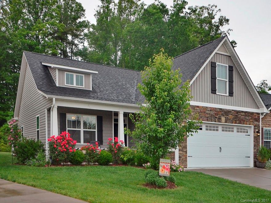 Absolutely perfect one level living floor plan. Almost new one owner home, 1,445 Sq. Ft., impeccably maintained and in move in condition.  Many upgrades incorporated in the home including a stacked rock fireplace in living room, custom cabinets/trim and much more.  Conveniently located just 5 min. from Main Street.