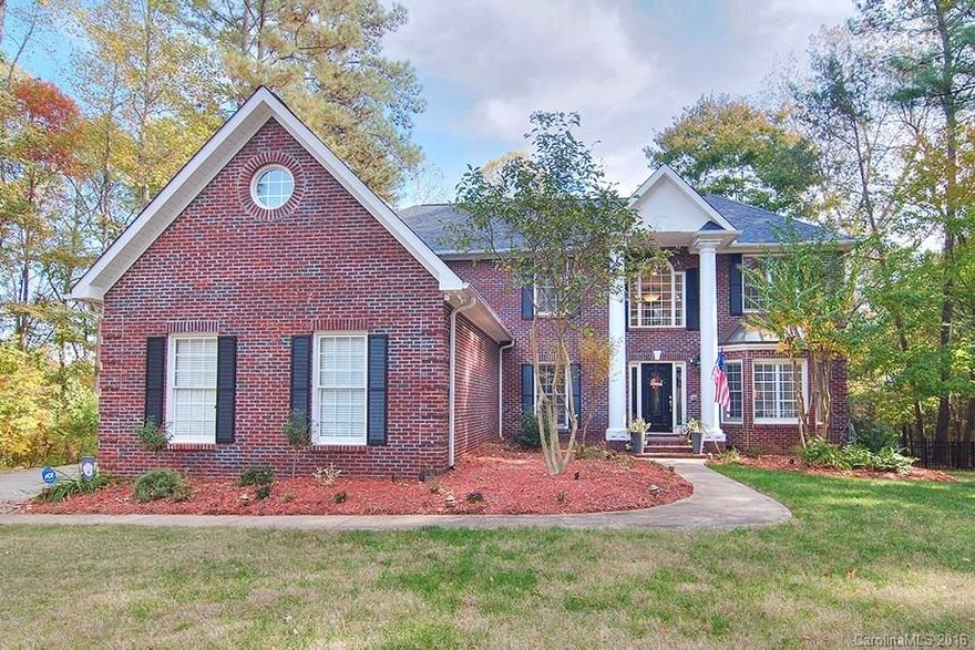 Imagine being in this Home for the Holidays! Grand, all brick home with so many special features. Welcome guests in Gallery style foyer with curved staircase. Chef's kitchen with Dacor appliances, granite countertops, wine rack, convection oven, warming drawer! Open/spacious great room. Master with closet room and spa-like master bath. Private, fenced backyard. Walk to community park, playgrounds and even Tega Cay Elementary School. Welcome to the Tega Cay vacation lifestyle!