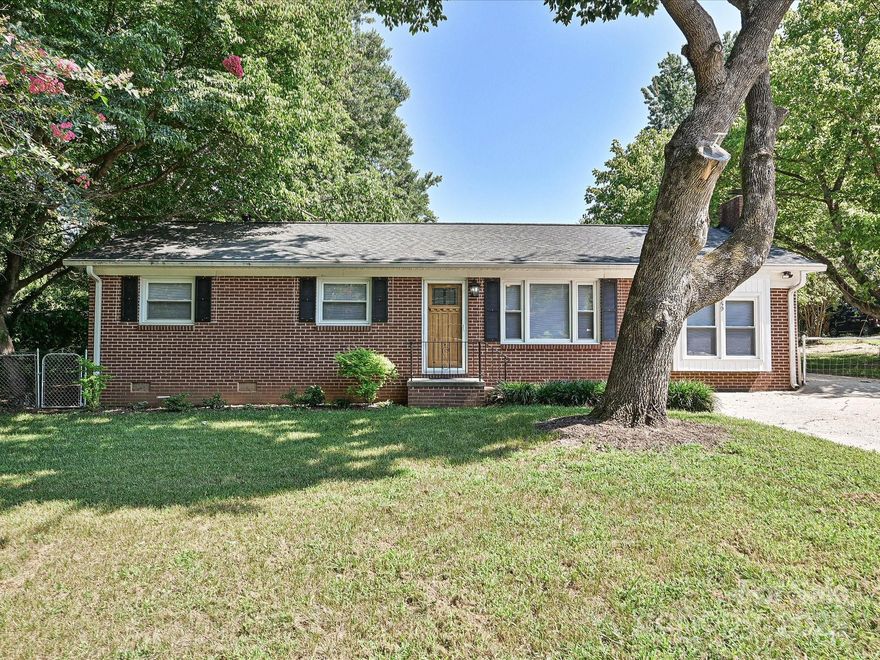 Are you looking for green acres where you can raise animals and kids, less than 15 miles from Charlotte Douglas International Airport?  You’ve found it! This remodeled brick ranch home has everything you could possibly want in a great house including 4 bedrooms (septic permitted for 3)! Complete with a gas fireplace & den/office with French doors, living room, large laundry with new washer & dryer, kitchen with new appliances including a farm sink, stainless steel refrigerator and built in pantry.  New electric and plumbing throughout, along with a new hot water heater in 2023 and new LVP flooring.  Sit outback on your screened in patio to enjoy coffee each morning and the sound of roosters nearby. The barn that once housed 2 horses has been restored and is ready for its new owners.  There is also a shed for your tools. Plenty of space to build a garage, and NO HOA! Come plant your own garden and grow all the vegetable and fruits that you’ve ever wanted! See it today!