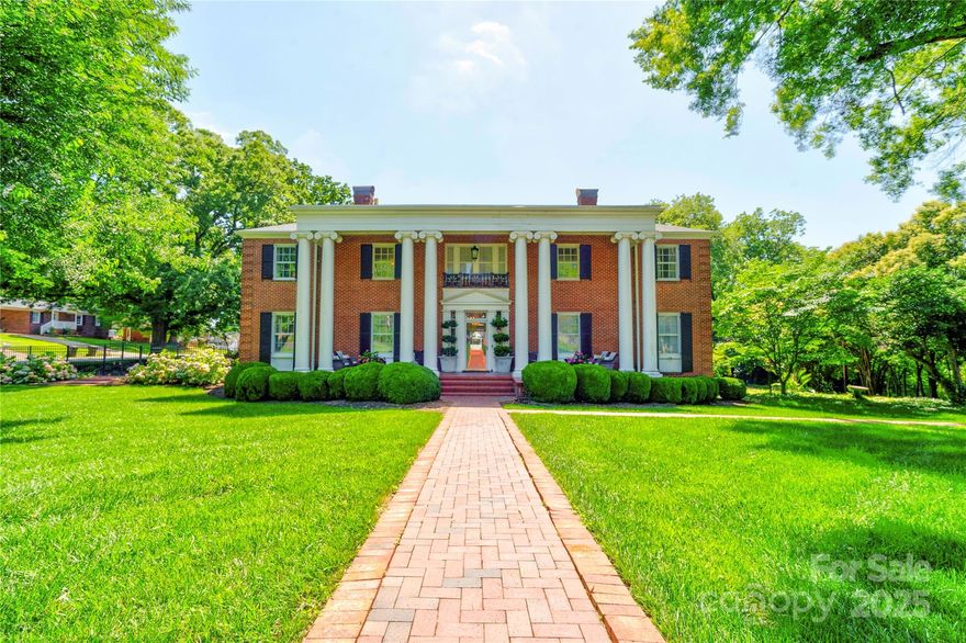 Kings Mountain Jewel! Rare opportunity to own a historic gem on the National Register of Historic Places. The Paul M. Neisler House offers 7,268 heated sq ft of timeless elegance and modern functionality on approx. 1.39 acres. This full-brick 2-story home with basement features a grand foyer, preserved original murals, elevator, multiple fireplaces, and hardwood floors. Chef’s kitchen, custom built-ins, and spacious formal/informal living areas are ideal for entertaining. 5 BR, 3 full BA, 2 half BA, including a primary suite with walk-in closet, laundry, and dressing area. Basement includes rec room, office, storage, and speakeasy-style wine lounge. Enjoy beautifully landscaped grounds, brick walkways, covered porches, patios, irrigation system, oversized 3-car garage, and dog wash station. Impeccably maintained with exceptional attention to detail throughout. Prime Kings Mountain location! https://view.paradym.com/idx/110-N-Gaston-Street-Kings-Mountain-NC-28086/4930697