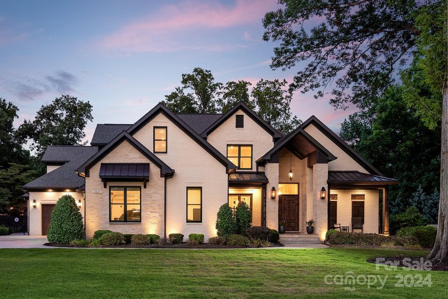 Welcome to this beautifully custom built home located in prestigious Carmel Park. Minutes to all that South Park has to offer, this home is in the ideal location to get anywhere around the city quickly while being nestled on a quiet street. It features an open floor plan, multiple fireplaces, designer kitchen, large primary suite with sitting room, outdoor kitchen, luxurious pool, basketball court, and a fully fenced flat lot nearing an acre. Close to all of the most sought after private schools in town. Don't miss your opportunity to call this amazing property home!