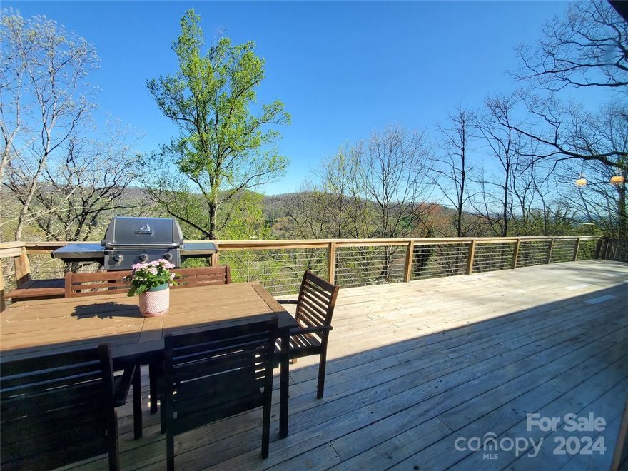 INVESTOR & CONTRACTOR ALERT! $50K PRICE DROP! MTN VIEWS. Incredible Location- Lower Laurel Park! 3 MIN to Groceries, Restaurants, Gas, Hospital, & Downtown. NO RESTRICTIONS. Needs Updating.  Lower Level would make an EXCELLENT Mother-n-Law Suite or AIRBNB Rental. Close to EVERYTHING. This Mountain Home has a Large Open Floor Plan with Lots of Windows, High Ceilings, Long Wood Beams, Large Open Living/Dining rm Combo with Fireplace, 2 Bedrooms w/Ensuite & Laundry ALL ON MAIN. Step through New Slider Doors onto the Full Length Deck w/BBQ area.  Primary Bdrm has Ensuite, MTN VIEWS, & Walk-out to Deck. Minutes to ALL Amenities.  Downstairs is a 3bed/2 bath Apartment with Beautiful Knotty Pine Floors, Large Living Rm, Full Kitchen with Beautiful Granite Counters and a Private Entrance. THIS SALE INCLUDES: Adjoining Lot PID#931901, which adds approx .5 Acres & Lots of Extra Parking along this small quiet road. TONS of Privacy.  Treehouse Feel. Minutes to Town. 20 MIN to Asheville AIRPORT