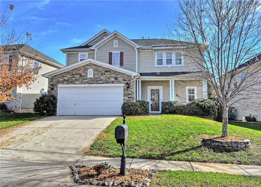 Beautiful like new home that shows like a model. Fenced in heavily treed back yard.Open, bright floor plan  with tons of  kitchen cabinets,black smooth top stove, large island and  dining area. All hardwood on main floor. Huge master suite. Cute loft/library area. Large laundry room. Covered front porch, fenced in private backyard with lush landscaping for privacy.
2 car garage. This sparkling clean home is truly ready to move into for the holdidays!