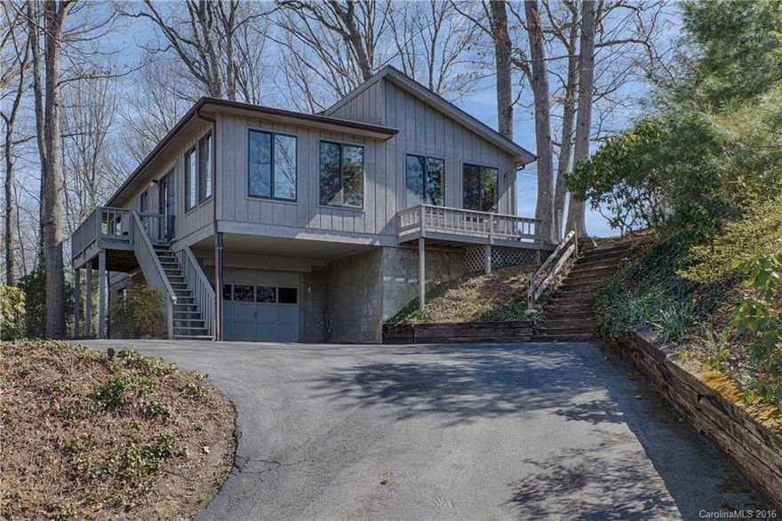 Living in the trees! Warm & inviting contemporary home,abundance of windows allow you to live in the trees & enjoy the views. Open & bright floor plan gives this home a spacious feeling.There are 2 bedrooms & 2 baths on the main, the bright heated study/office in the lower level  provides plenty of storage &  a place to keep everyday work separate from everyday living. Large workshop/hobby space provides shelving and plenty of room to move.Close to shopping, hospital & still a mountain escape!