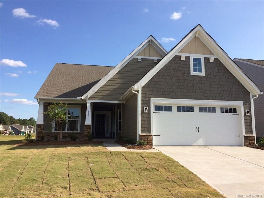HOME READY To GO !! Large front porch and a beautiful screened porch . Gourmet kitchen with double ovens , gas cook top, upgraded cabinets, wood floors , study , sunroom and  large owner's suite with tray ceiling!  2nd level features large bonus room with storage closet plus a full bath and bedroom!  Sunny flat back yard is perfect for entertaining!  Don't miss this fabulous opportunity to own in this best selling Active Adult community!
