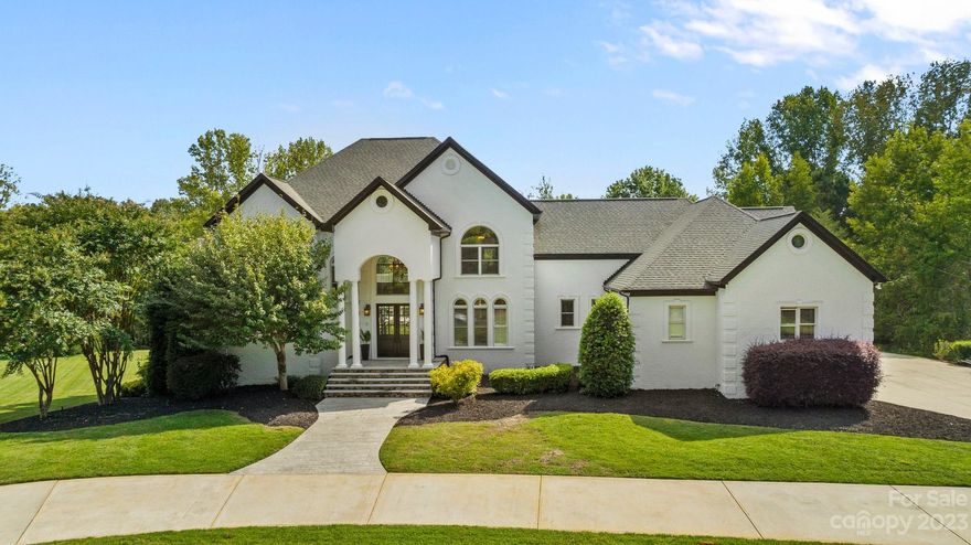 Welcome to Oak Grove Farm Neighborhood. As you enter through the security gate, enjoy driving past the beautiful equestrian homes and horse pastures all the way to the end of the cul-de-sac to our featured 3 story home. Entrance foyer w winding stiar case.  2-story great room w fireplace. Primary bedroom located on main. Hardwoods throughout. Multi-unit, hospital grade, UV HVAC and gas furnaces (2022) w Nest Thermostats. Whole house UV water filtration. Built in car charging outlet. Refurbished heated pool with new liner (2022). Whole house security; Jacuzzi and water slide hook-up in pool area. 2nd primary room for guest suite with 2nd laundry hookups on lower floor.  Entertainment rooms on lower floor w media room, billiard and bar areas. 6 bedrooms, 5.5 baths. 2 full baths on lower; 2 full baths on upper and 1.5 baths on main. Spacious school room area on upper floor. 1200 sqft barn w separate meter.