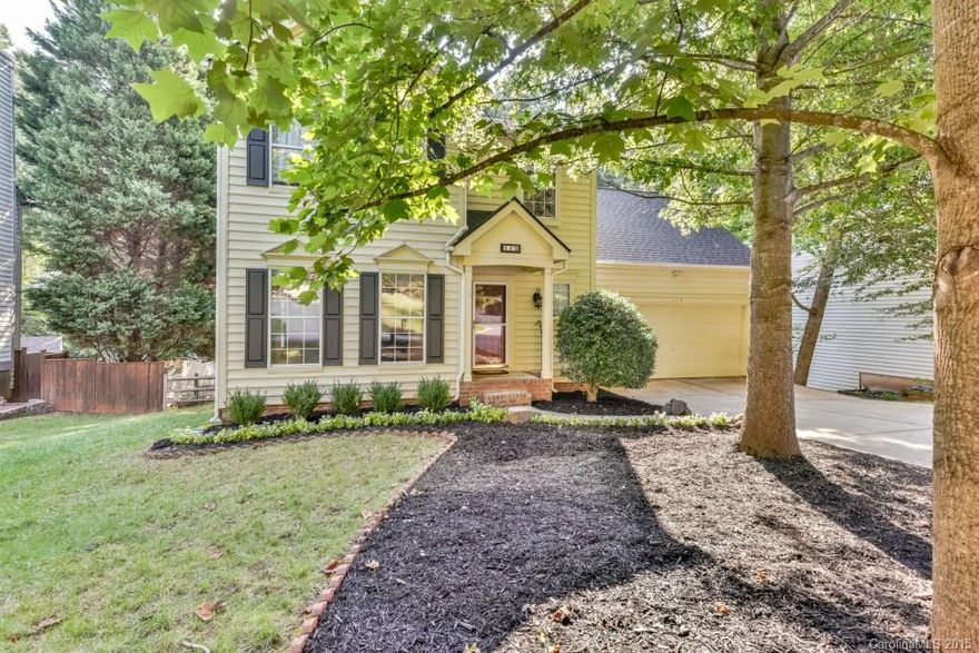 Updated home! Kitchen features granite counters, SS appliances, tile flooring. Hardwoods in great room and formal dining. 4 Bedrooms upstairs with all new carpet. Master has vaulted ceilings, updated lighting and fixtures in the bath, separate garden tub and shower and large walk in closet. Large Family Room in the basement, bathroom, and office/sewing/craft room. Large deck overlooking private wooded backyard with nice patio and fire pit area. Newer HVAC units. Fort Mill Schools!