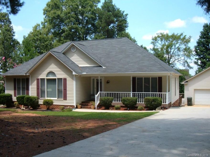 Move-In Ready, 3 Bedrooms and 2 full baths on over a half acre lot. Rocking chair front porch, two to four car detached garage. Large back yard with extensive decking. New HVAC April 2014.