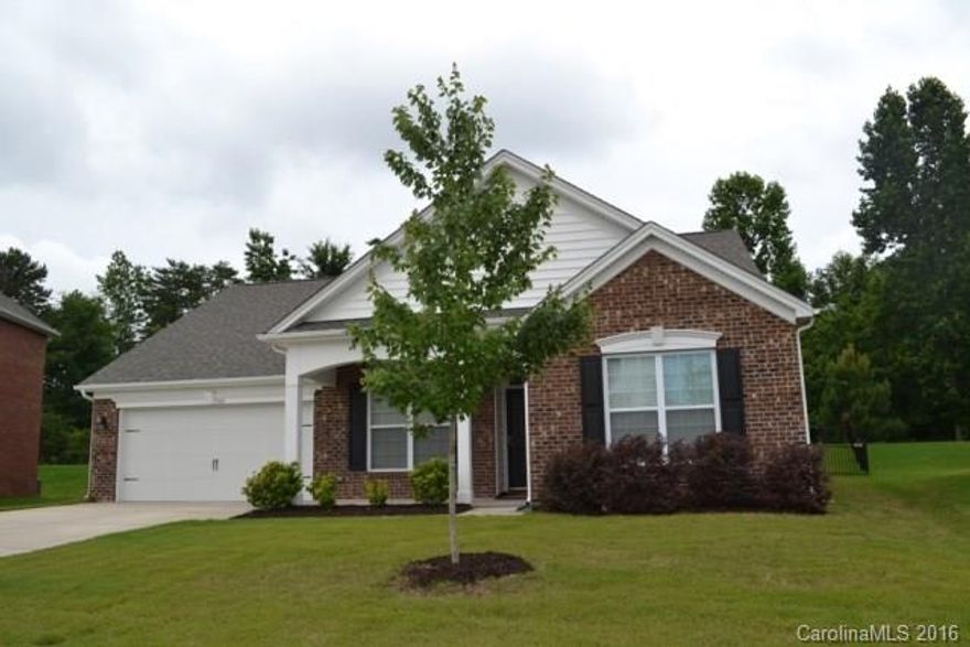 This is an awesome home with all living space on main level except for 4th bedroom/bonus room and full bath upstairs.  Main level offers a formal dining room, spacious granite kitchen with stainless appliances and gas range!  Large great room, huge master and laundry room.  Main level has a split bedroom plan.  Fenced back yard, weber gas grill will replace, patio and front porch.  Irrigation system for front and side yard.