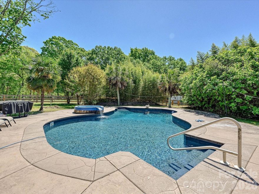 Welcome to your own private slice of country living in the highly desirable Black Horse Run! Nestled on a full acre, this beautifully maintained one-story ranch offers the perfect blend of space, comfort, and lifestyle.
Step inside to discover an inviting open floor plan designed for both everyday living and entertaining. The spacious living area features a cozy fireplace, creating the perfect gathering space. The well-appointed kitchen flows seamlessly into the main living spaces, making hosting effortless.This home offers 4 bedrooms and 3 full bathrooms, providing plenty of room for guests and/or a home office setup. A large rec room adds incredible flexibility—ideal for a media room, playroom, or private retreat.Outside is where this property truly shines. Enjoy practically year round Carolina days in your heated pool, then unwind in the hot tub under the stars. Equestrian enthusiasts or hobbyists will appreciate the two-stall barn, offering endless possibilities for animals, storage, or workshop space—all set on a beautiful, level acre. With its prime location, versatile layout, and resort-style outdoor amenities, this property delivers the best of peaceful living just minutes from shopping, dining, and conveniences.Come experience the lifestyle you’ve been waiting for—this one has it all.

Seller has recently subdivided a 2 acre lot.  The house/lot being sold is one acre. The lot ext door is not for sale. Fireplace is woodburning but has never been used by the seller, being sold as-is, no known problems. No septic permit on file with Lancaster County.
