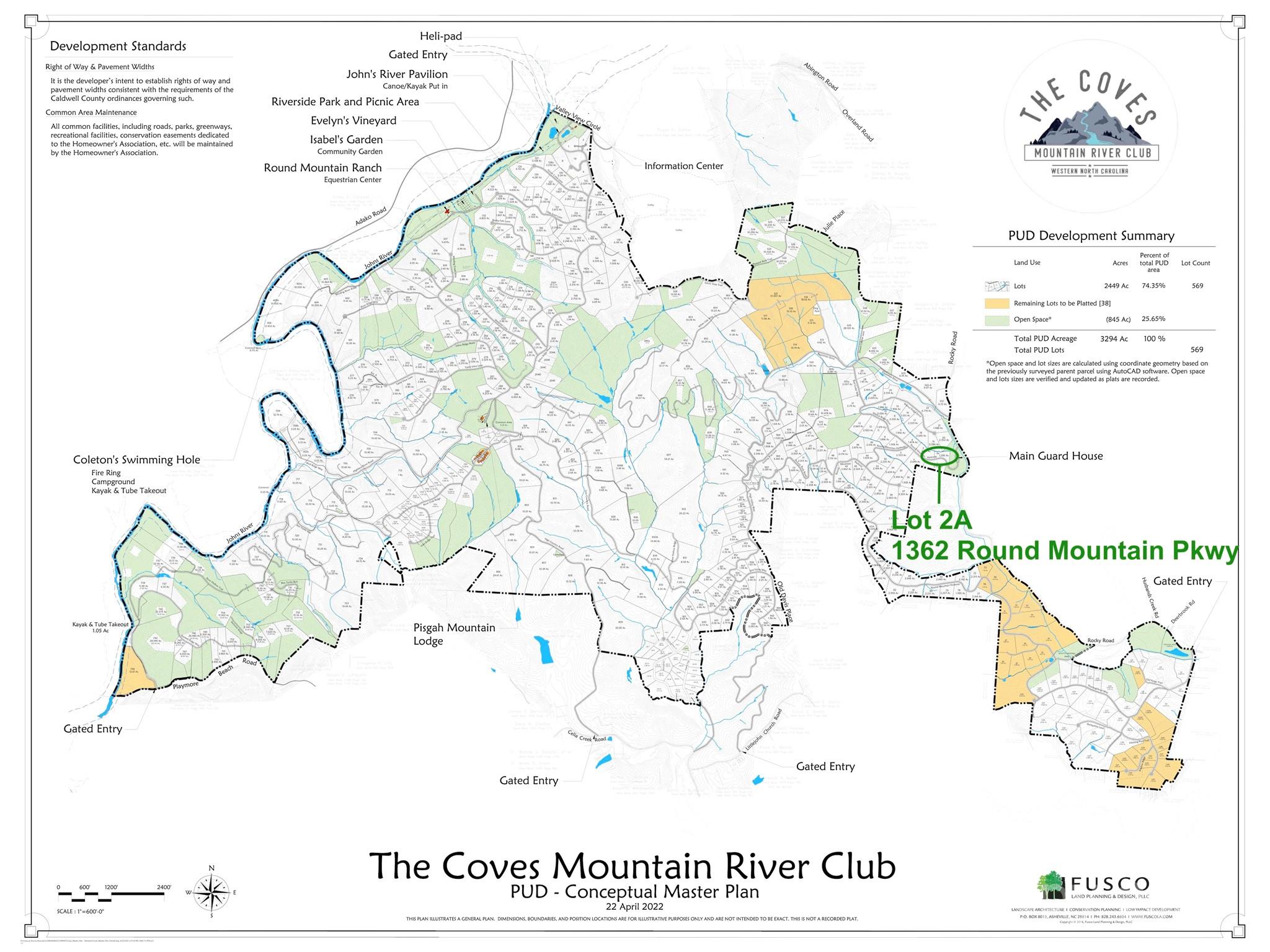 1.3 acres, Lot 2A, 1362 Round Mountain Parkway 2A