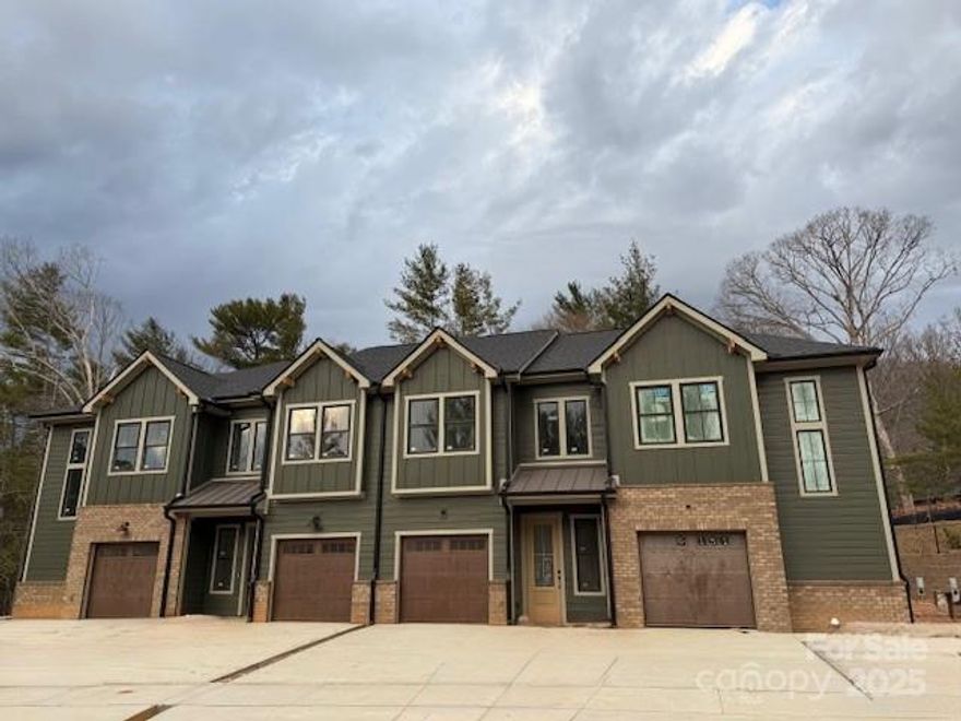 Welcome to the newest North Asheville, luxury townhome community nestled in the heart of Beaverdam Valley.  The 41 unit community offers stunning, clean contemporary exterior design with single car garages and rear patio.  Ample open space inside with engineered HW finishes, optional fireplaces, quartz tops, SS appliances and more!  Stunning mountain views with city water and sewer, exterior maintenance and lawn care provided.  2-10 Home Warranty provided with each unit!  Minutes to the Country Club of Asheville, grocery stores, Beaver Lake, UNCA, Blue Ridge Parkway and downtown Asheville!  Early developer release of 7 units are currently being offered for purchase.  Tremendous investment opportunity or perfect community to raise a family.
