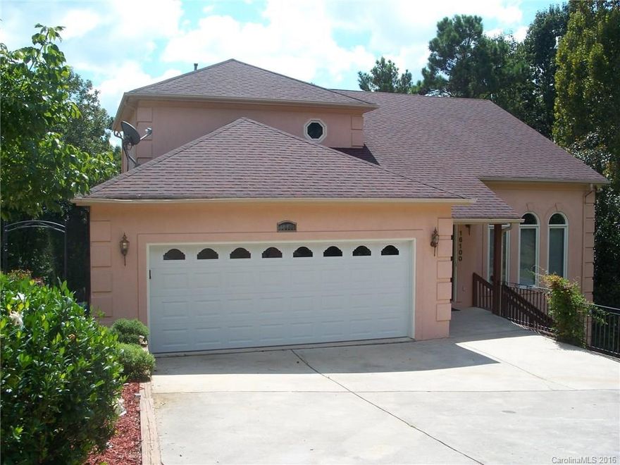 A Unique and private Waterfront 5 bedroom home on wooded lot; 18,000 gallon in-ground concrete pool fenced; new Roof in 2015, HVAC serviced, 3-M window treatments for efficiency; two back deck awnings and wonderful view of Lake Wylie; play area and Outbuilding for storage; Community features walking trails, pool club, golf and tennis clubs, marina and dedicated fire and police departments.This is a wonderful place to live, play and share. Clean Stucco report available by request + Home warranty.