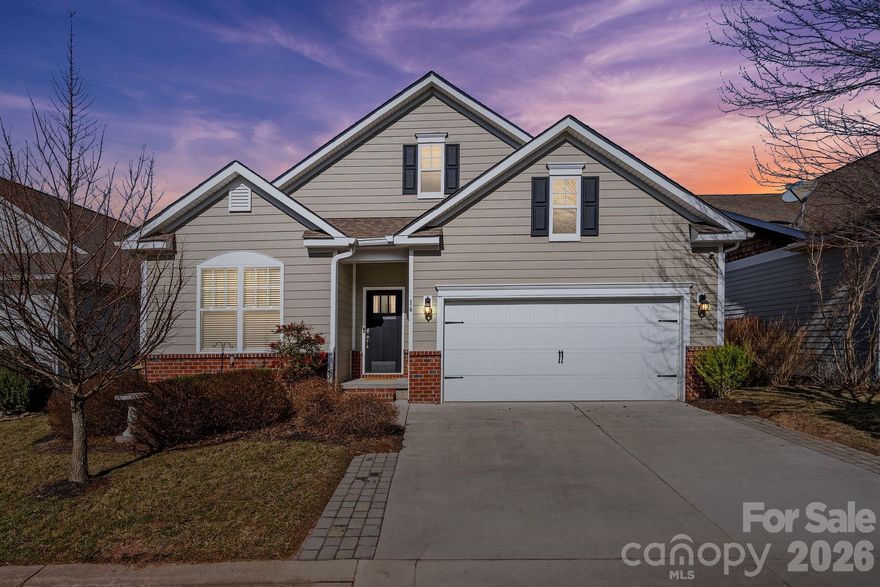 Experience a mountain-inspired lifestyle in a private, gated community where every day feels like a retreat. Wake up to stunning mountain views and a walkable neighborhood lined with trails and a community garden, inviting you to explore, connect, and unwind. The clubhouse serves as the heart of the community, boasting a workout room, gathering area, and a pool, all supported by an active calendar of events that keeps life vibrant year-round. Inside, tall ceilings and an open floor plan bathe the home in natural light, while a thoughtful split-bedroom layout provides privacy and comfort. The unfinished basement with stubs for a full bathroom offers endless possibilities for customization—whether you envision a workshop, studio, or additional living space. Convenient to shopping, dining, and entertainment, this home perfectly balances an active, outdoor-oriented lifestyle with the serene option to simply be at home. Located just 20 minutes from downtown Asheville and 30 minutes to the airport, it’s the ideal oasis for movers who love adventure and appreciate space to breathe.  Schedule your viewing today!  Seller if offering a 2-10 Home Warranty with acceptable offer.