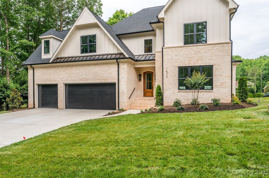 This beautifully built custom home recently completed by Ashland Custom Homes is tucked away in a quiet residential community in Matthews. The open floor plan has 10' ceilings on the main floor and 9' ceilings upstairs.  The custom kitchen includes a large island, SS appliances, custom cabinetry, a walk-in pantry and beverage center. The casual dining is perfect for every day use as well as more formal dining. As you enter through the front door there is a quiet study with lots of natural light.  The Primary bedroom is on the 2nd floor with 3 additional guest suites.  There is also a guest suite on the main floor for a total of 5 bedrooms. Upstairs there's a lg bonus room and loft space.  The home is Energy Star Certified, has maintenance free insulated Anderson 100 series windows, tankless water heater, multi-zoned HVAC w/ gas furnace, 3.5"site-finished oak hardwood floors in main areas and primary. Home also has 3 car garage, first floor laundry, drop zone and prvt screened porch.