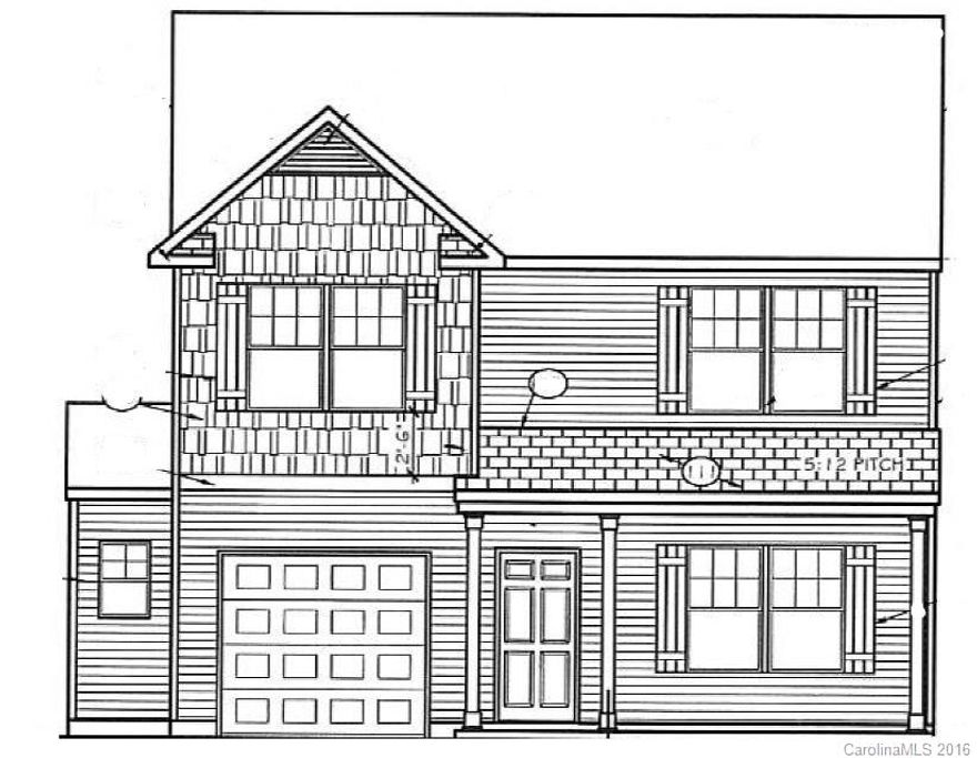 New three bedroom home with two and a half baths featuring an attached one car garage.  Granite counter tops in Kitchen, hardwoods - Kitchen, DR and Garage Entry, trash pull out.  Pre-wired for ceiling fans.  Covered front porch.