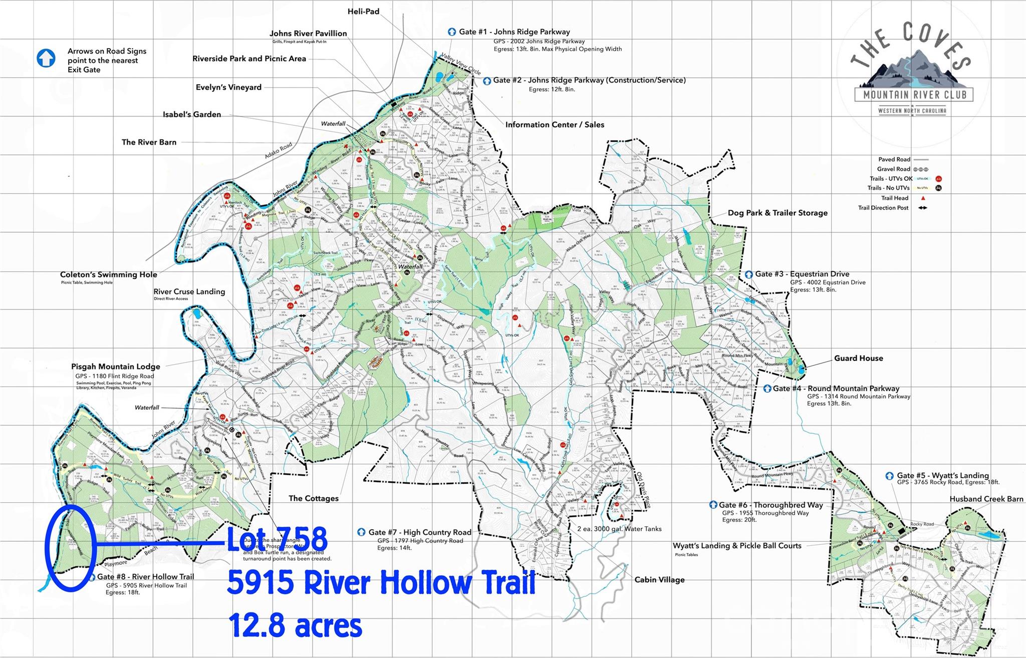 The Coves Mountain River Club - Land