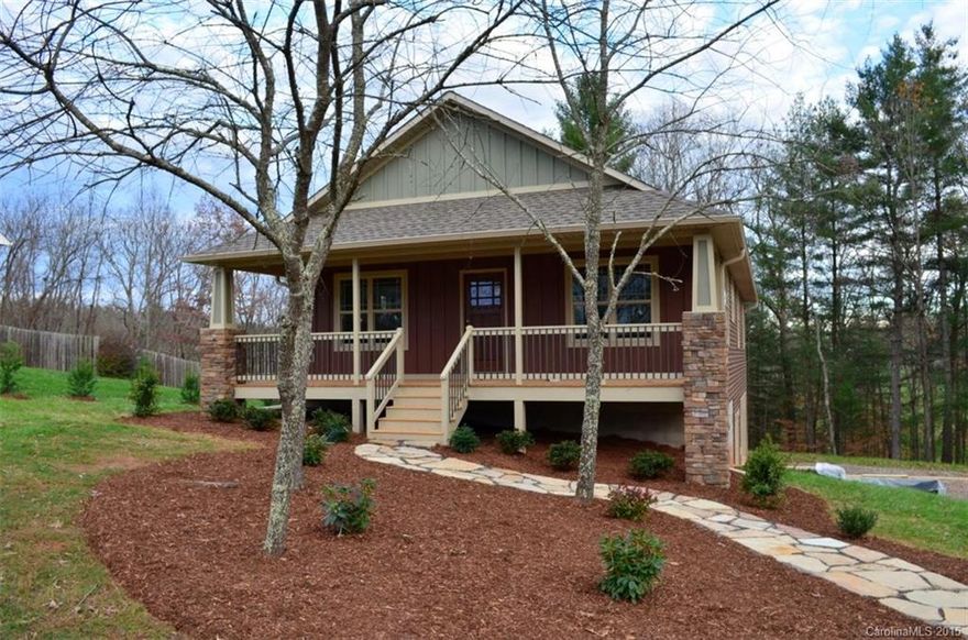 Quality built new construction, open floor plan, lots of light, H/W floors, stone F/P, hand crafted cherry cabinetry, granite tops, stainless appliances, tile shower, lots of storage, last new home in popular Alexander Farms neighborhood, peaceful cul-de-sac location, gentle yard, seasonal mountain views, 12 min to UNCA exit off I-26, 12 min to Weaverville, taxes TBD, priced to sell!  Home is complete and ready for new home owners!