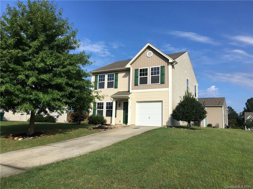 PRICE REDUCED! Move In Ready 3BR/2.5BA Home with 1600 Heated SF in Newer Quiet neighborhood of Anderson Ridge. Home has open floorplan with a 1 car garage with storage/work area, deck, surround sound, upgraded light fixtures, hardware and cabinets. This home was the model home in 2007 when built.  It is scheduled have the interior repainted neutral color throughout.