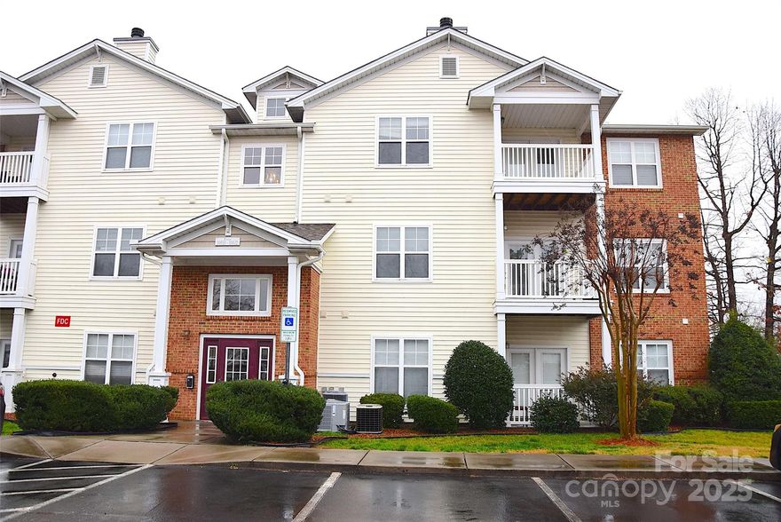 This newly renovated first floor condo is within minutes of everything you'll need. From shopping, to dining, to commuting, you'll be right in the heart of it all. The home boasts an open floor, split bedroom plan that is perfect for everyone, including college students, roommate situations, or a solid rental investment property. The University of North Carolina at Charlotte campus and hospital are a mere four minutes from this great property. The condo has an attached garage for secure parking as well as an assigned parking space so you'll never be searching for parking. The community also has a newly renovated pool (2025) with sun deck, fitness center, and clubhouse just across the parking lot. Security is top of mind with a state-of-the art exterior security door that can only be accessed by residents with a key fob or their guests by way of intercom from the unit. The old saying "Location, location, location" proves to be very true with this one, come out and take a tour today!