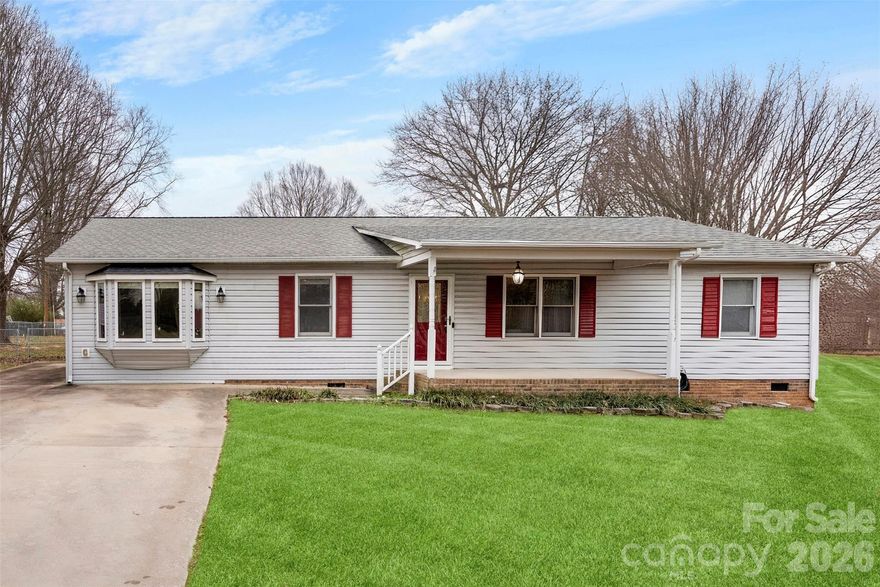 Welcome home to this 3-bedroom, 2-bath residence offering 1,362 sq ft of living space in the Fox Chase subdivision. Situated on a generous 0.47-acre lot, this home features an open floor plan that creates a bright, connected main living area ideal for everyday living and entertaining. The galley kitchen includes stainless steel appliances and opens to the main living space, providing a functional layout with great potential. A desirable split-bedroom floor plan offers added privacy, with a spacious primary suite tucked away from the secondary bedrooms—an ideal space to create your own retreat. The home is ready for its next owner to bring vision and personal touches to truly make it their own. Outside, enjoy a fenced-in backyard with plenty of room for pets, play, or outdoor gatherings. With a solid layout, spacious lot, and desirable neighborhood, this property presents a great opportunity for buyers looking to add value in Fox Chase.