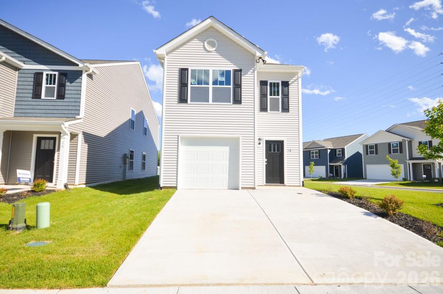 Introducing Providence Walk, a new home community located in Hendersonville, NC and minutes from main street in downtown with charming restaurants, quaint boutiques, parks and the Equsta Trail. As you step inside, you'll immediately notice the vinyl plank flooring throughout the home which is excellent for durability and pets. The kitchen boasts beautiful cabinets with crown molding, granite countertops and stainless-steel appliances. With three bedrooms and 2.5 baths, this home has room for all your needs! 1 car garage and our smart home package complete this single family home. *Home features are subject to change without notice. Internet service not included. Sq footages are approximate*