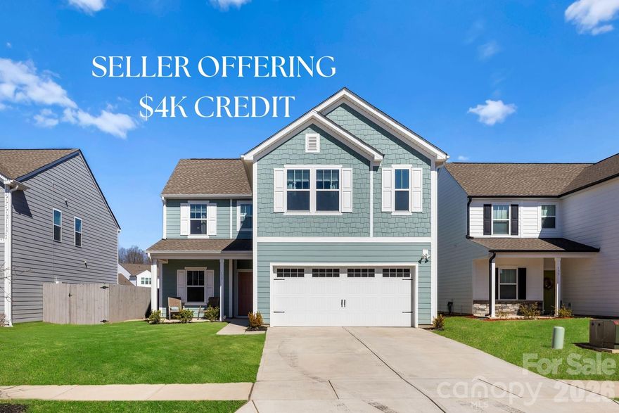 SELLER OFFERING $4,000 CREDIT | Welcome to 133 Aspire Circle in Wingate. This 4 bed, 2.5 bath home feels like new construction without the wait, with thoughtful upgrades already in place. The main level has an easy, open flow between the living, dining, and kitchen spaces, making everyday living feel effortless.

Upstairs, you’ll find all four bedrooms, including a comfortable primary suite with its own bath and great closet space. Bright natural light fills the home and highlights how well it’s been cared for.

Out back, the fully fenced yard offers a great balance of space and privacy, backing up to the neighborhood walking trail. It’s perfect for morning walks, pets, or just enjoying a little extra room to breathe.

Located just minutes from Wingate University and a short drive to Monroe, you get a peaceful setting without feeling too far removed from everything you need.