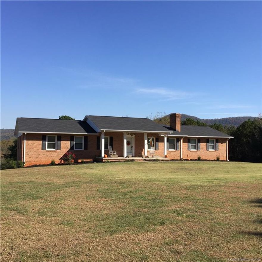3BD/3BA Ranch with full unfinished basement! 2 acres with year round views! Open floor plan with family room with FP/gas logs, updates kitchen in 2010, dining area with french doors to deck, and office/storage room next to double attached garage! Master bedroom with master bath, 2 other bedrooms with full bath tub/shower in hall and a separate laundry room! Basement features a FP/wood, a full bath that isn't enclosed, workshop area with mop sink, and plenty of room for storage!
