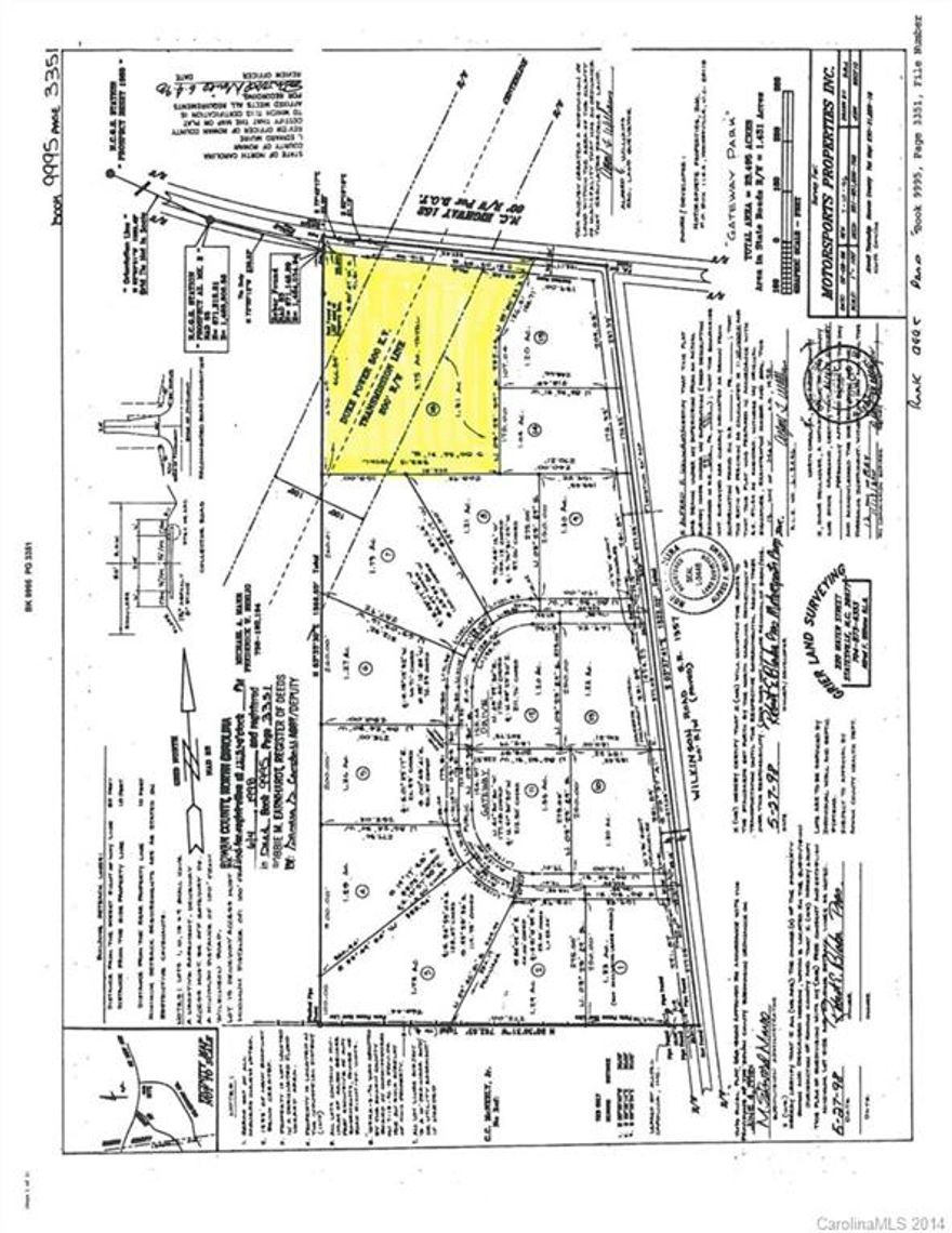 This is part of a court ordered bankruptcy sale.  Property is being sold "As Is".  550' road frontage on NC Hwy 152