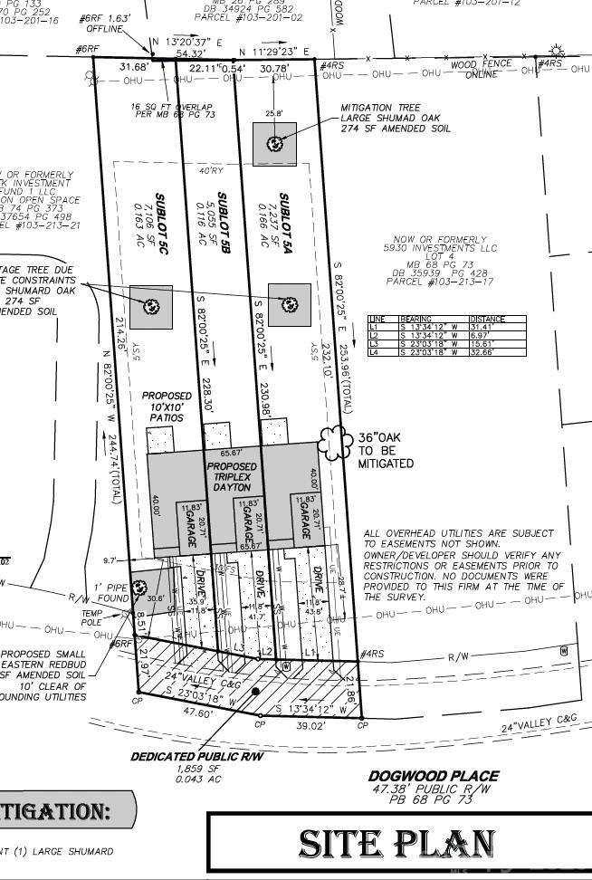 4614, 4618, 4622 Dogwood Place