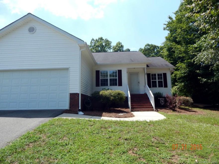 They have outgrown their home and must move.  This three bedroom two bath home is now for sale and it is  pretty as can be.  New Ceramic tile in the kitchen and dining area, beautiful hardwood in the living room, brand new deck on the back and a great yard.  This home is ten minutes from the Locust Town Center, twenty minutes from Concord, Monroe and Charlotte.  Great location
