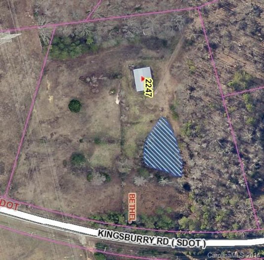 5.032 +/- Acres-Located in the Clover School District with 36' X 48" 7 Stall Barn & Tack Room on the property. The property is mostly open with some fencing and small pond.  Barn was built in 1998.  The property has approximately 582 feet of road frontage.