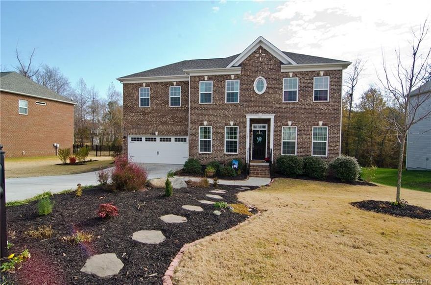 New listing in Mill Creek Falls! Fabulous open floor plan for easy family living flow with 4BR/2.5BA and fenced back yard. Kitchen open to great room and breakfast area. Formal Dining, office, & formal living with built ins to transform into your private library. Upstairs bonus with 4th bedroom would be great multi-generational space. Convenient to everything and in award winning Clover School District