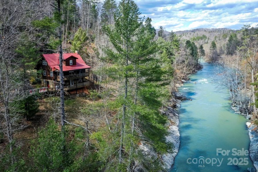 LAKE LURE, NC RIVERFRONT HOME FOR SALE..............Discover mountain paradise in this adorable riverfront log home at Lake Lure. Perched high above the Broad River, this fully furnished, 3 bedroom, 3.5 bath retreat, offers breathtaking views and unparalleled tranquility. Whether you're seeking a peaceful weekend getaway, a lucrative vacation rental or a permanent mountain sanctuary, this Lake Lure gem has it all! Enjoy outdoor adventures such as swimming, fishing, kayaking and hiking in the serenity of nature , right at your doorstep. Lake Lure and Chimney Rock State Park are just minutes away. Don't miss this rare opportunity to own a slice of North Carolina's mountain paradise. Great opportunity at $575,000.