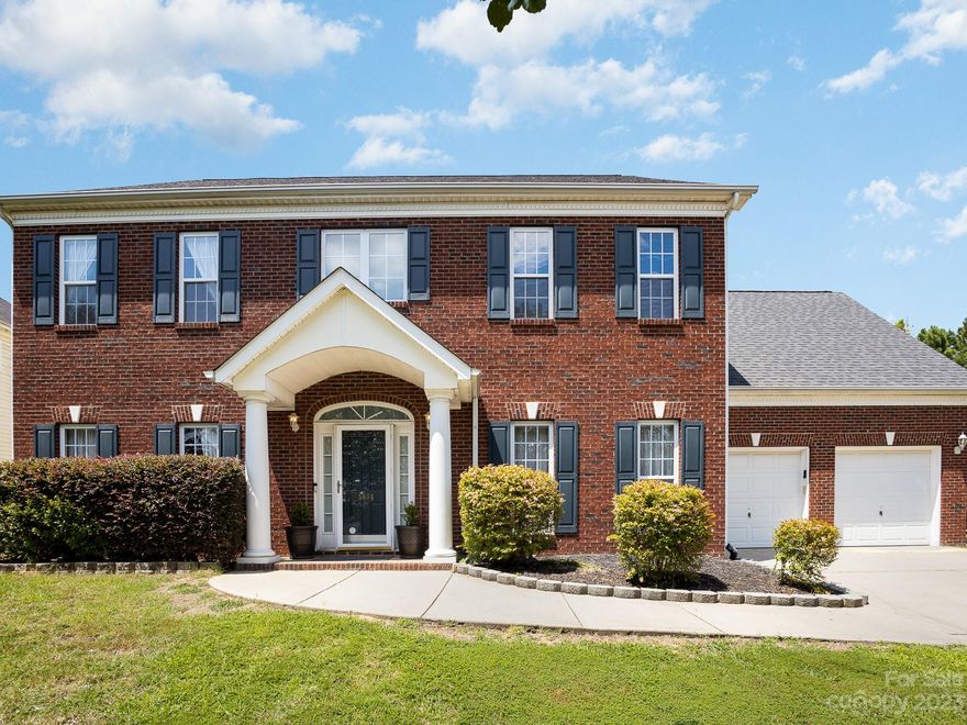 This stunning property has a Charlotte address but is located in Cabarrus County, offering the best of both worlds! A wall was added upstairs, converting the loft into an additional bedroom, making this a rare 6-bedroom home (or 5 bedrooms and a bonus room, given the room's impressive 20x20 size!). Notably, there's a bedroom and a full bath on the first floor.

The flooring in the foyer, downstairs bedroom, and primary bath was updated in 2019, providing a fresh and modern touch. The fenced-in backyard boasts a spacious deck, perfect for entertaining. Unlike the front yard, which is sloped, the backyard is level, enhancing its usability and appeal.

If you're interested, the TV mounted in the first-floor bedroom can also be conveyed with the property. Don't hesitate; come and check out this amazing house before it's too late!