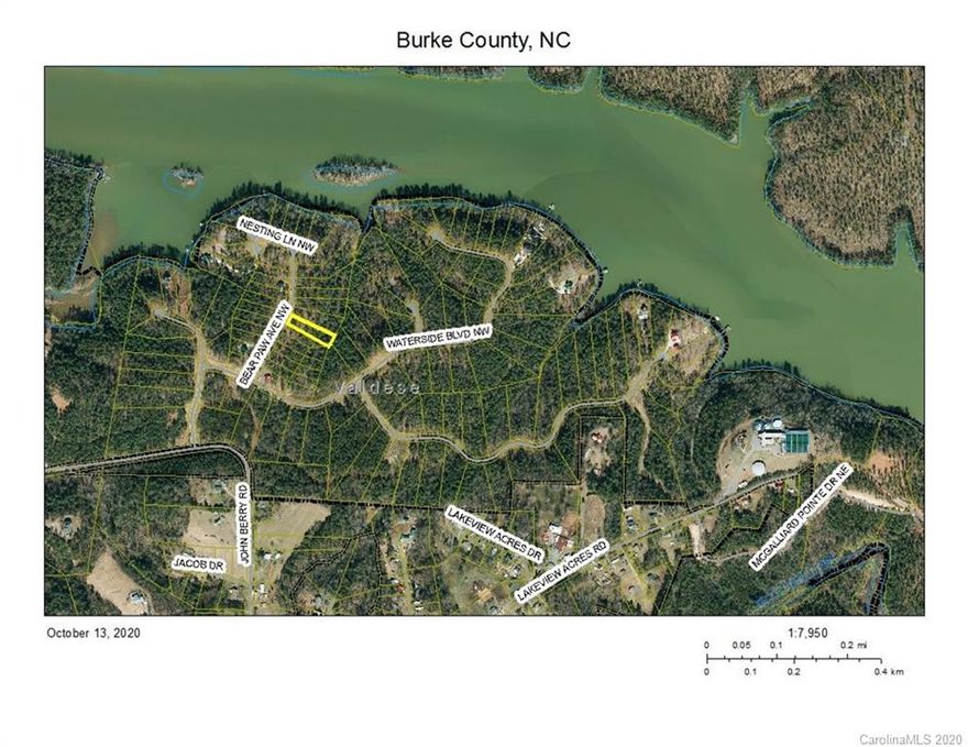 ONLY 600 square feet minimum required to build in this cabin friendly section of Waterside.  Waterside is a gated, Lake Rhodhiss waterfront community in Valdese NC with everything ready for you to build that special getaway; amenities include paved streets, underground utilities, water, sewer, private community park and private lake access with dock and boat slips.
Lake Rhodhiss is ideal for fishing, boating, water skiing, wakeboarding, paddle boarding, swimming, kayaking, canoeing; all water activities!