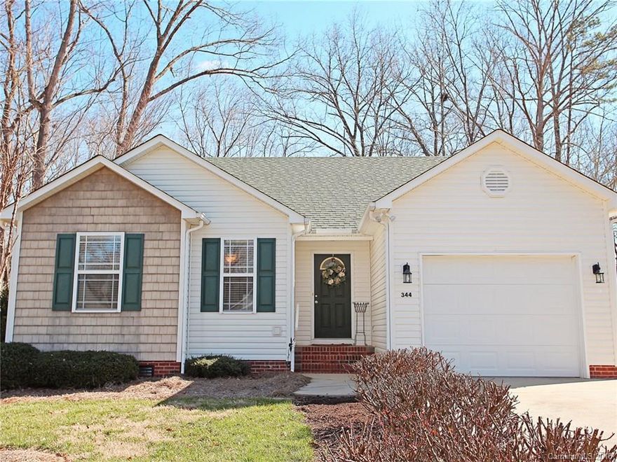 Absolutely ADORABLE Ranch with Deck Overlooking Wooded Lot! Fenced Yard and peaceful setting on 1/4 acre. Walk right onto the Greenway and enjoy miles of outdoor splendor! Vaulted Great Room with gas fireplace. Charming Kitchen. Master Suite with tray ceiling. Laundry Room. 1 car garage.  NEW Hot water heater, and NEW Stove. Meticulously maintained by one owner. Great central location of Fort Mill, near shopping, and restaurants. Minutes from I-77 and 521. Fort Mill Schools!