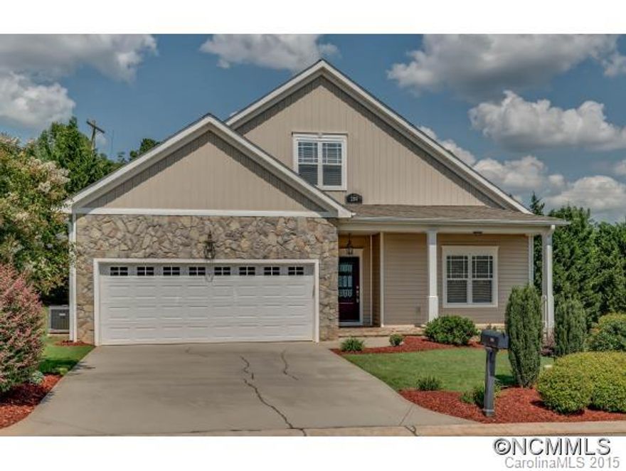 Home was built in 2009 but looks like it's new.  Open floor plan with Master on the main away from guest rooms.  Granite & tile in the Kitchen & Baths.  Huge Family Room on the upper level along with a tile bath & 2 more bedrooms.  Loads of storage throughout.  Attached 2 car garage.  HOA includes pool, across the street, and lawn mowing.  Conditioned crawl space for energy efficiency & healthy air.  Taxes assume primary residence.